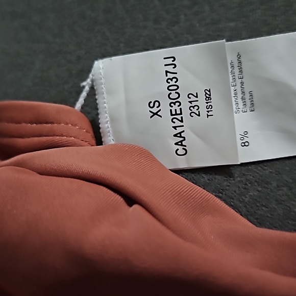 Cupshe Women Swimsuit One Piece Squre Neck Spaghetti Strap Adjustable XS - Picture 8 of 9